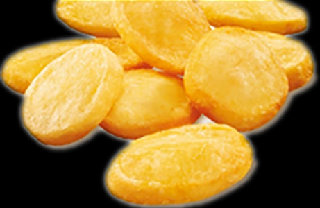 Portie aardappelschijfjes